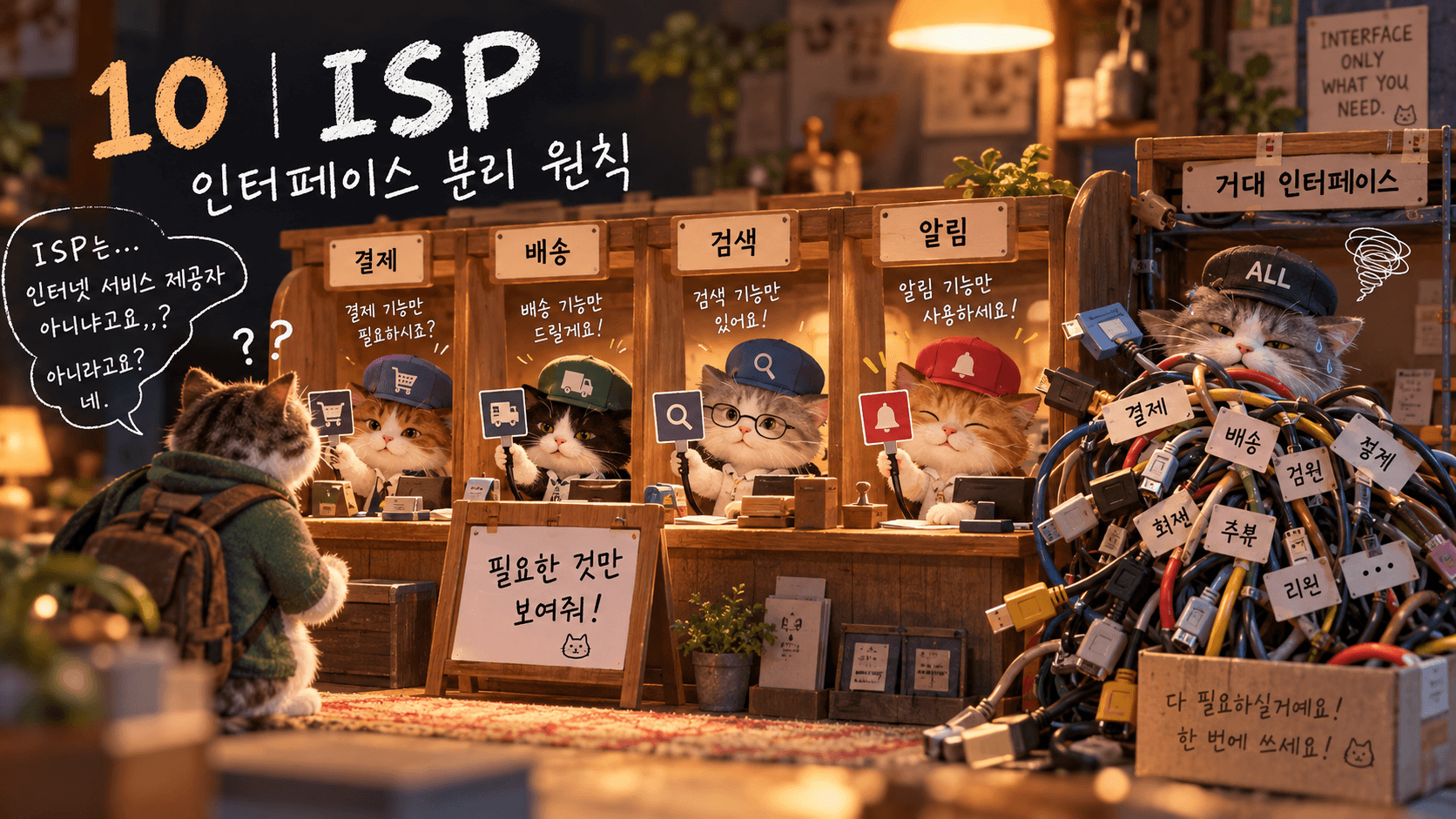 ISP: 인터페이스 분리 원칙
